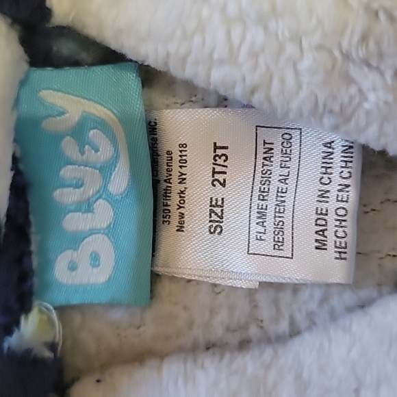 Bluey Robe Size 2T/3T - Picture 4 of 5